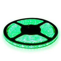 Светодиодная лента влагозащищенная B-LED 3528-120 G IP65 , зеленый цвет 1м
